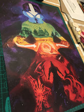 Load image into Gallery viewer, Cosmic Chakra Aang, 13"x19", Avatar: The Last Airbender, Fan Art, Art Print