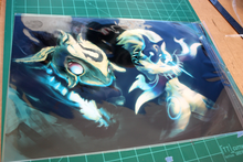 Load image into Gallery viewer, Kindred -The Eternal Hunters, 13"x19", League of Legends, Fan Art, Art Print