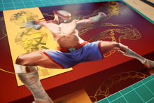 Load image into Gallery viewer, The Dragons Rage, 13"x19", Lee Sin, League of Legends, Fan Art, Art Print