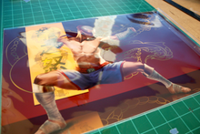 Load image into Gallery viewer, The Dragons Rage, 13"x19", Lee Sin, League of Legends, Fan Art, Art Print