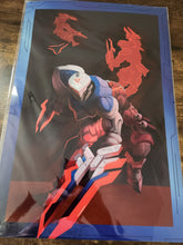 Load image into Gallery viewer, PROJECT: Zed, 13"x19", League of Legends, The Master of Shadows, Fan Art, Art Print