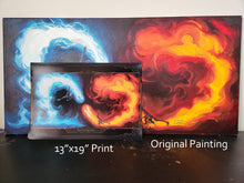 Load image into Gallery viewer, The Final Agni Kai, 13"x19", Zuko and Azula, Avatar: The Last Airbender, Fan Art, Art Print